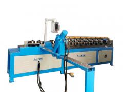 Round angle iron punching machine