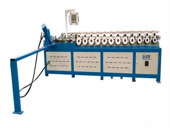 Round angle iron punching machine