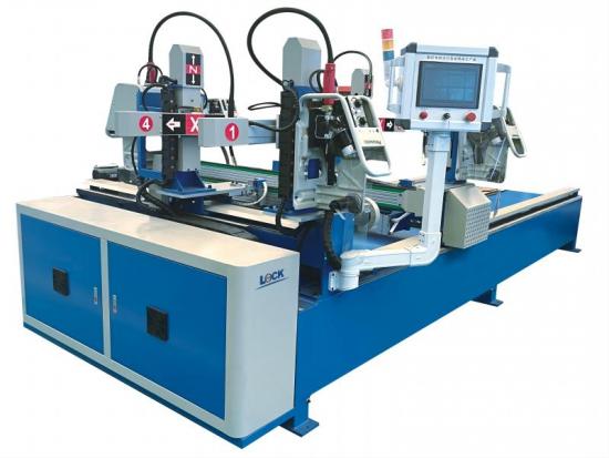 Steel angle punching machine