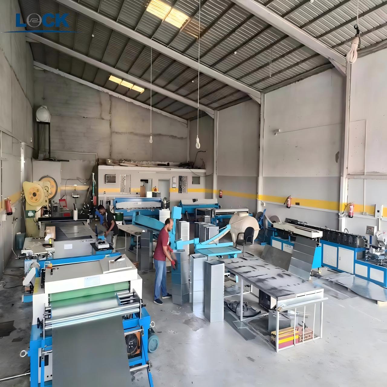 LOCKFORMING-Duct Line 3 on-site installation