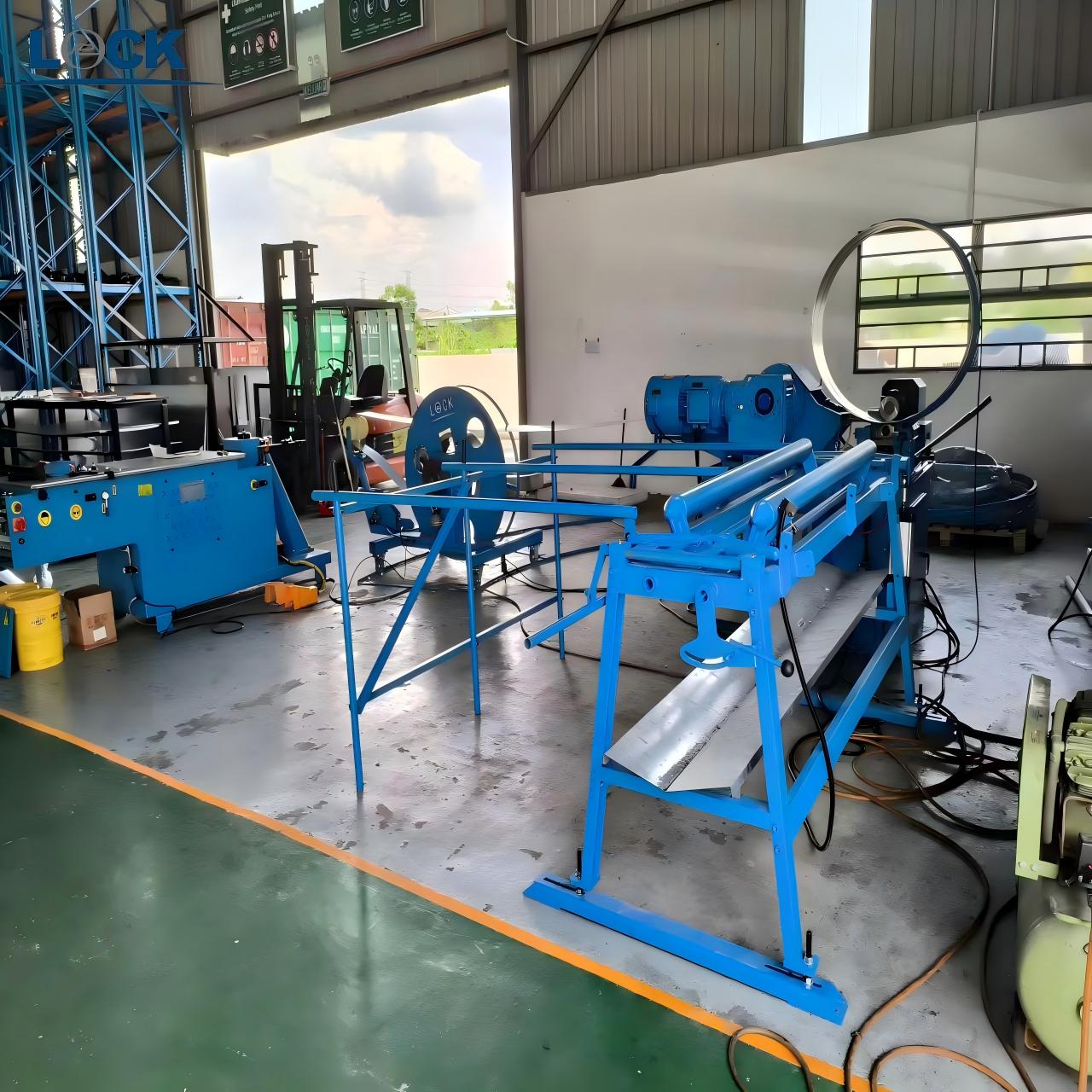 LOCKFORMING Spiral Pipe Equipment On-site Installation