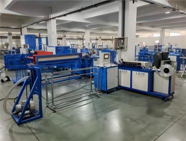 Aluminum flexible tube machine