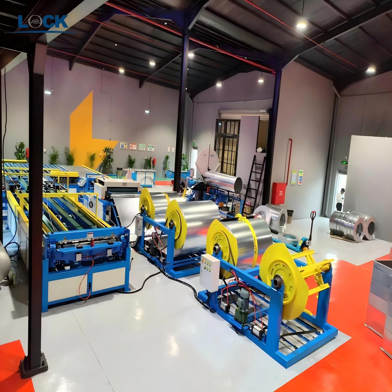 LOCKFORMING Saudi Arabia Complete Duct Production Line Installation Site