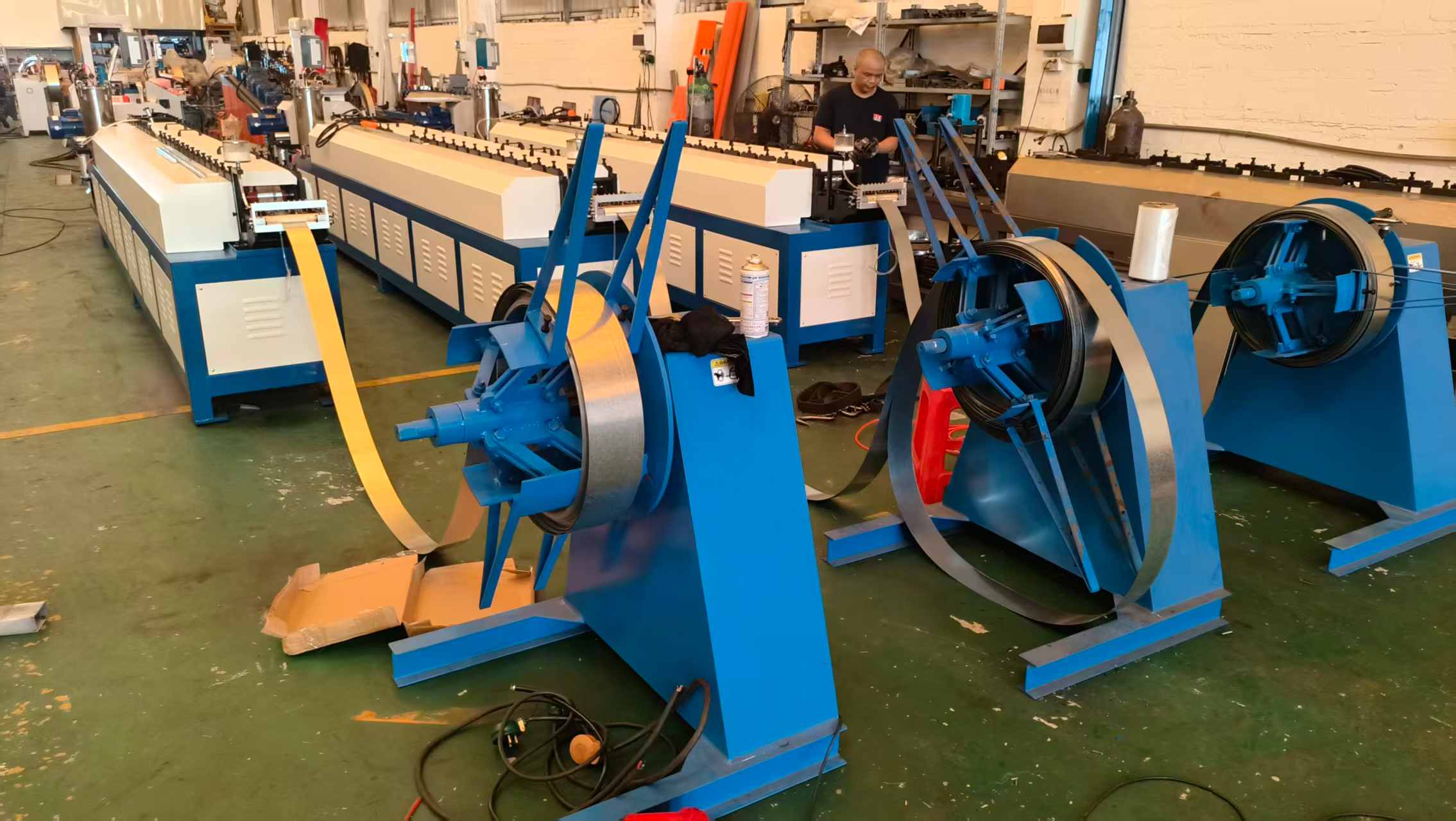 TDC Flange Forming Machine production workshop