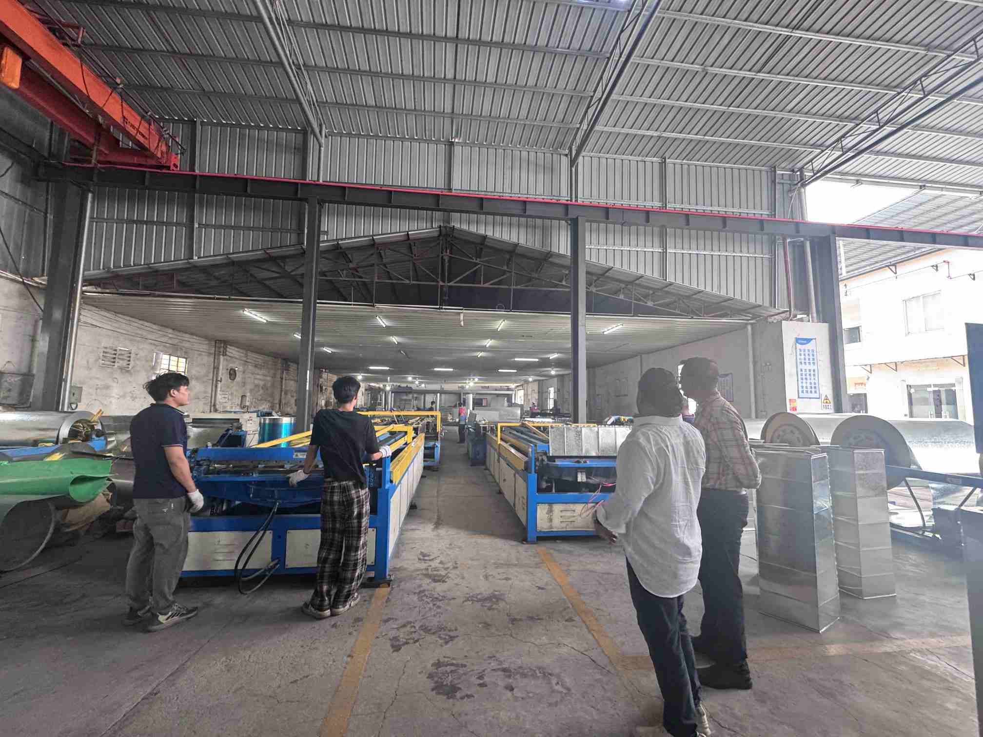 Singapore customers visit LOCK Duct factory